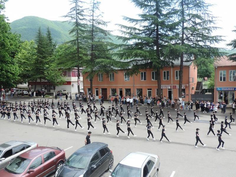 ცაგერის მუნიციპალიტეტში დამოუკიდებლობის დღესთან დაკავშირებით ღონისძიებები გაიმართა